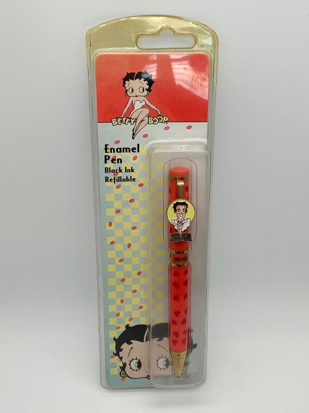 Vintage 1997 Betty Boop Enamel Pen Black Ink Refillable SEALED!